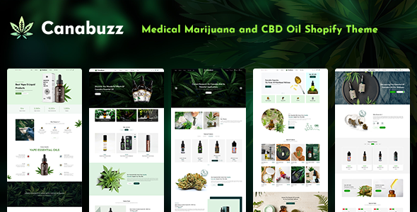 Canabuzz - Medical Marijuana and CBD Oil Shopify Theme icon