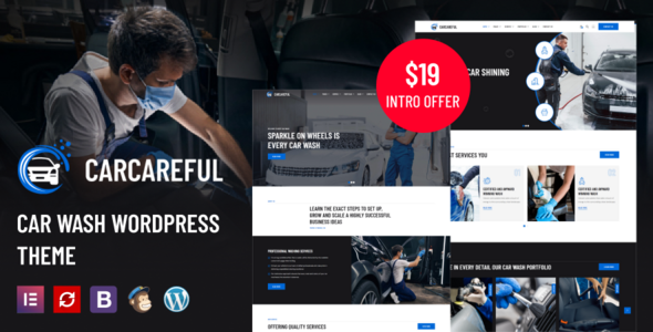 Carcareful - Car Wash WordPress Theme icon