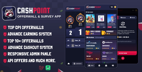 CashPoint Offers & Survay App with Admin Panel icon