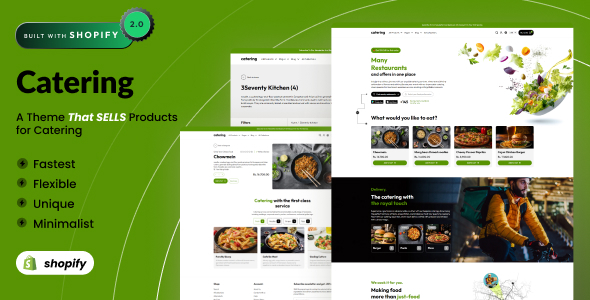 Catering - Shopify 2.0 Food Services eCommerce Theme icon