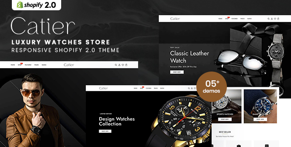 Catier - Luxury Watches Store Shopify 2.0 Theme icon