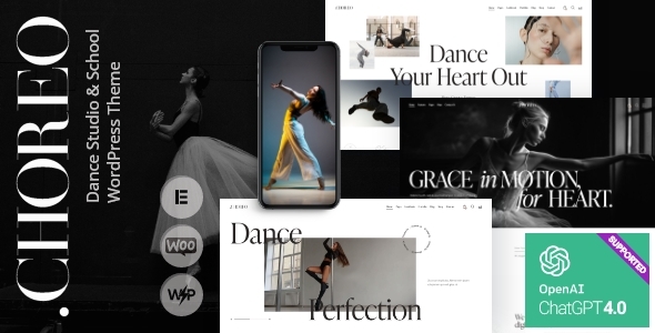 Choreo - Dance Studio & School WordPress Theme icon