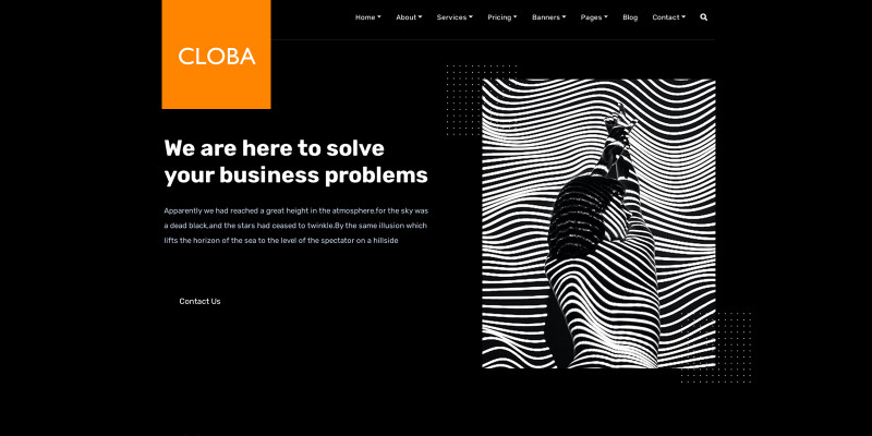 Cloba Multipurpose General Layout HTML5 Website by Templatebae icon