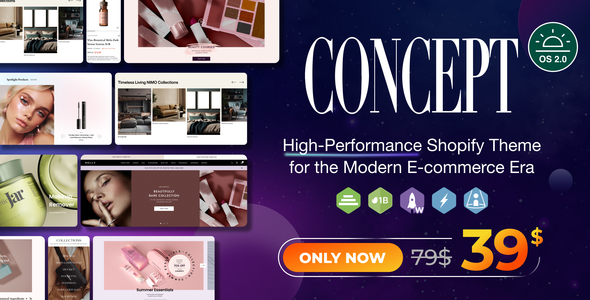 Concept - Sleek, Optimal Shopify Theme OS 2.0 icon