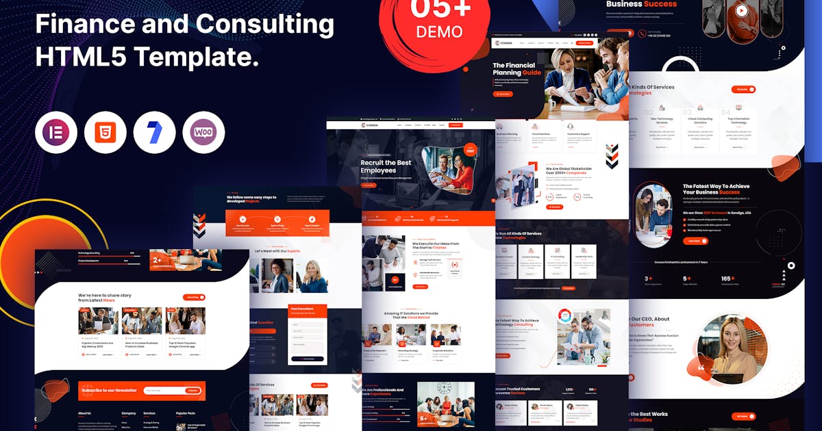 Consen – Finance and Consulting Template.