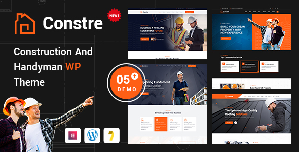 Constre - Construction, Building & Handyman Services WordPress Theme icon