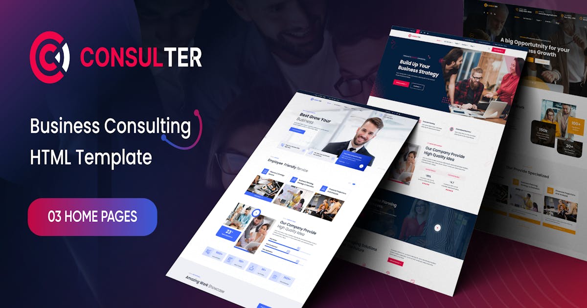 Consulter – Business Consulting HTML Template