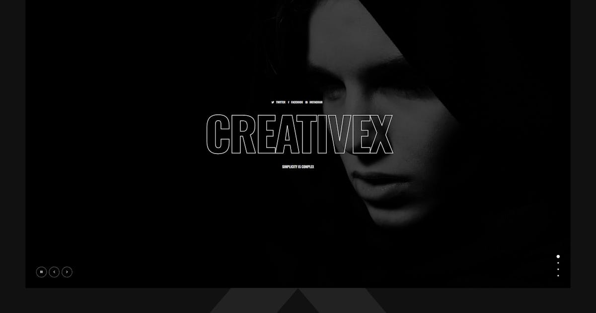 Creativex - A Bold Portfolio Template icon