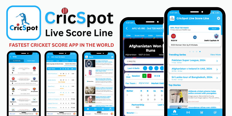CricSpot Live Score Line with AdMob Ads Android by MJAppsStudio icon