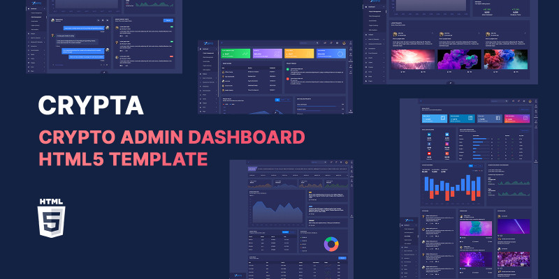 Crypta - Crypto Business Admin Dashboard HTML5 by Templatebae icon