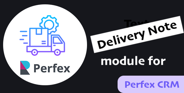 Delivery Note Module for Perfex CRM icon