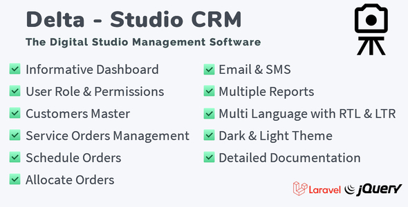 Delta - The Digital Studio CRM Software icon