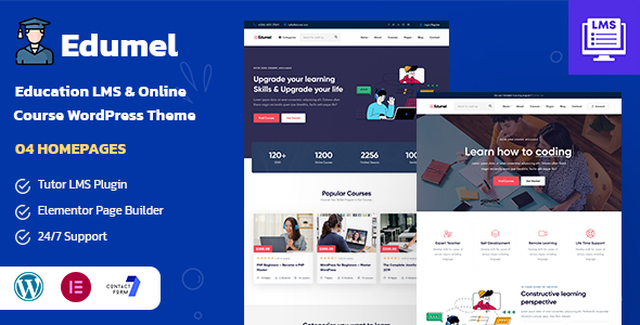 Edumel- Education LMS WordPress Theme icon