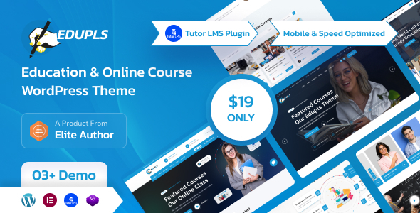 Edupls - Education & Online Course WordPress Theme icon