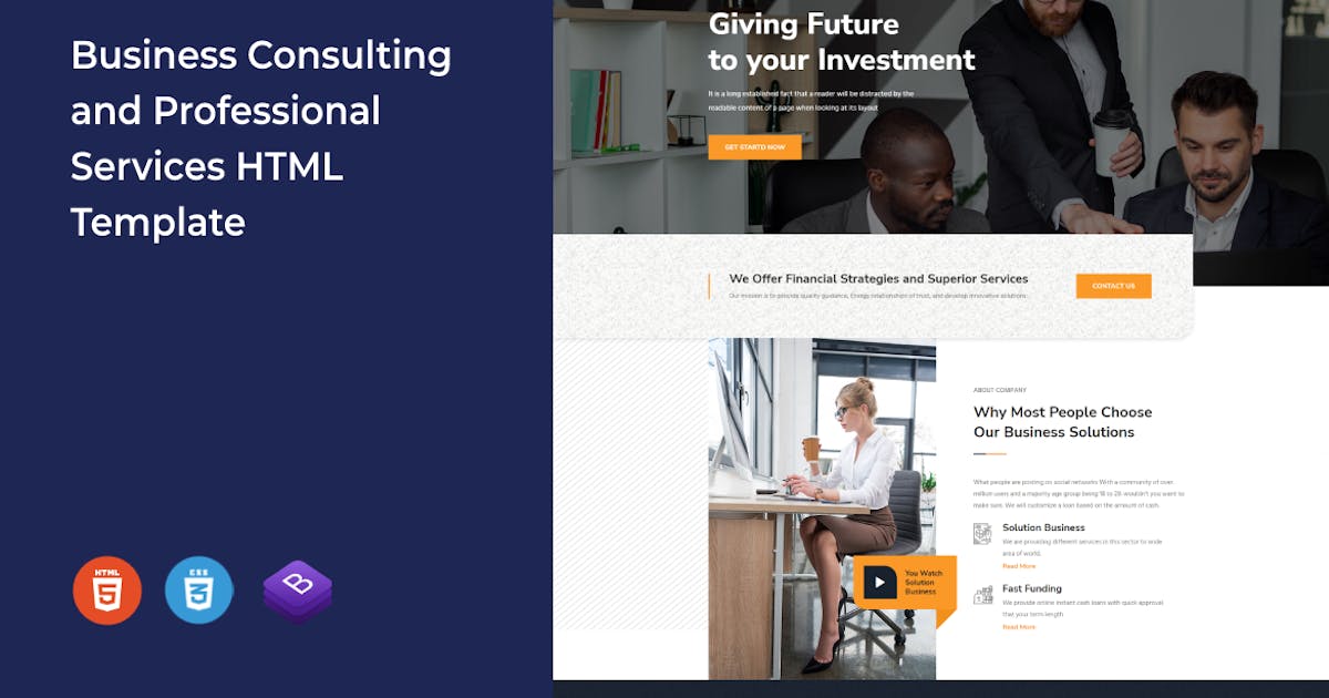 Energy - Business Consulting HTML Template