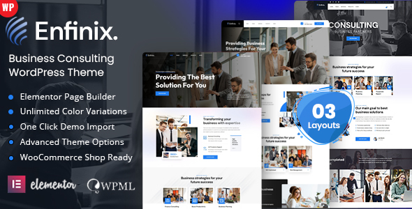 Enfinix - Business Consulting WordPress Theme icon
