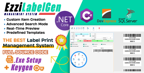 EzziLabelGen - Advanced Label Generator icon