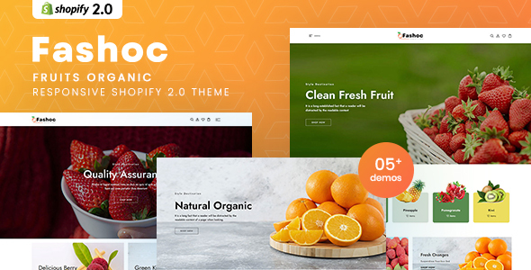 Fashoc - Fruits Organic Responsive Shopify 2.0 Theme icon