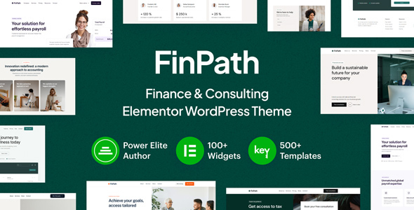FinPath - Finance & Consulting Elementor WordPress Theme icon