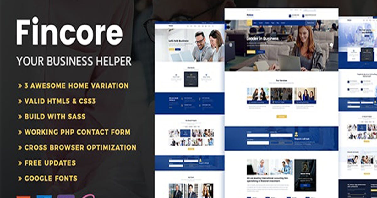 Fincore - Consulting & Business Template