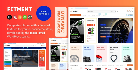 Fitment - Car & Auto Parts Theme Elementor Ecommerce WordPress icon