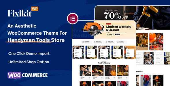 Fixikit - Hardwares & Tools Store WooCommerce WordPress Theme icon