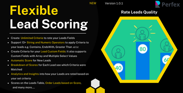 Flexible Lead Scoring and Lead Rating Module for Perfex icon