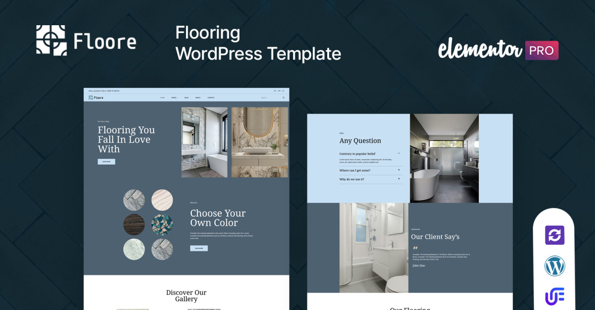Floore - Tiles, Flooring, Paving And Tiling WordPress Theme