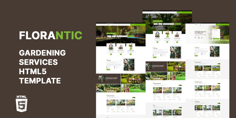 Florantic - Landscape HTML5 Website Template by Templatebae icon