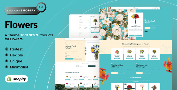 Flowers - Shopify 2.0 Flowers Boutique eCommerce Theme icon