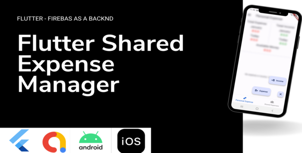 Flutter Shared Expense Manager | Shared Wallet | Firebase icon