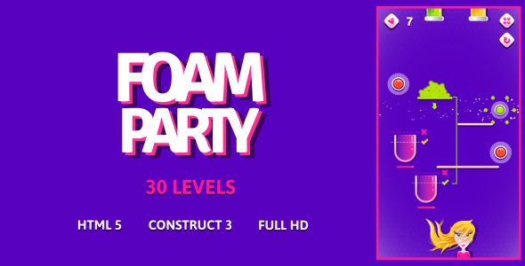 Foam Party - HTML5 Game (Construct3) icon