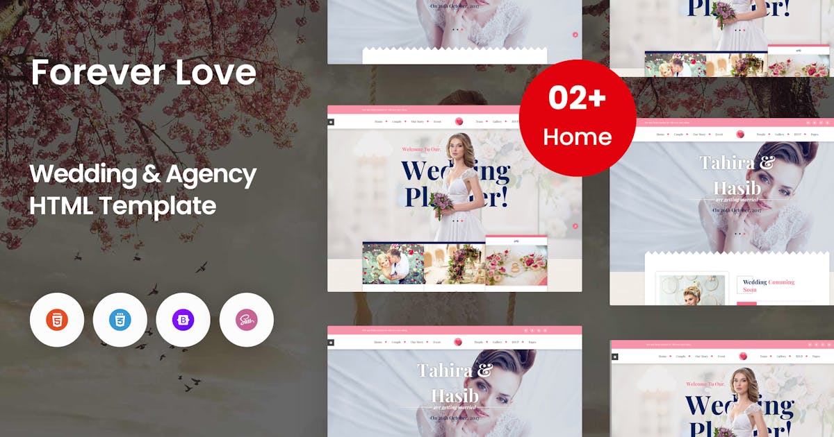 Forever Love - Wedding & Agency HTML Template