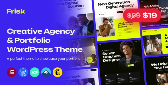 Frisk - Creative Agency & Portfolio WordPress Theme icon