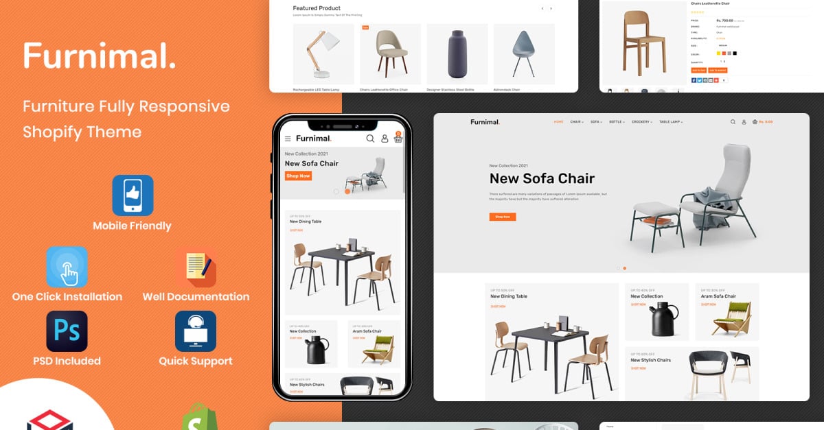 Furnimal - Multipurpose Furniture & Interior Shopify Template#183732 icon