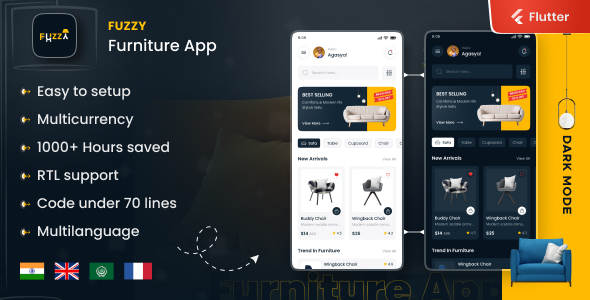 Fuzzy - Ecommerce Flutter Ui KIt Template icon