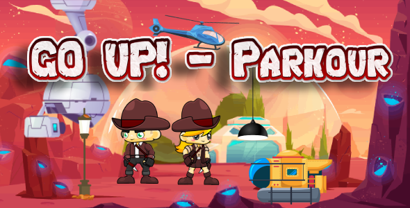 GO UP - Parkour || HTML 5 || Contruct game icon