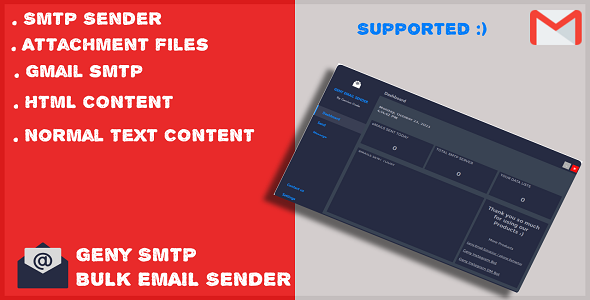 Geny Smtp Bulk Email Sender - Genius Code icon