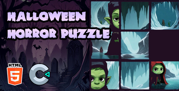 Halloween Horror Puzzle - HTML5 Game - C3P icon