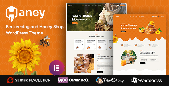 Haney - Beekeeping and Honey Shop Theme icon