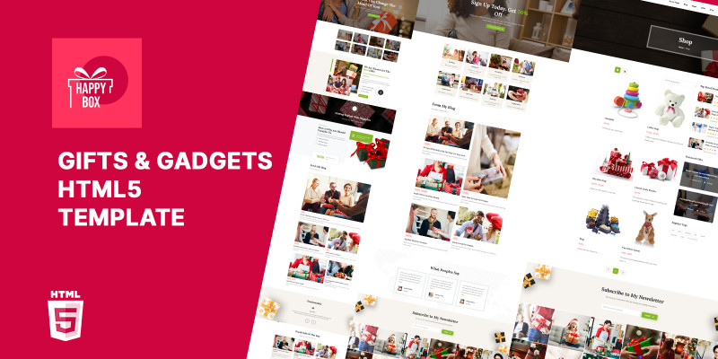 Happybox Modern Gifting Shop HTML5 Template by Templatebae icon