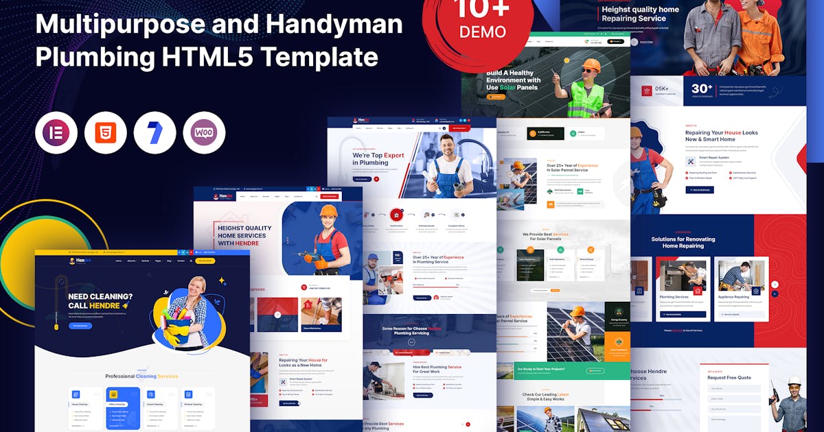 Hendrio – Handyman & Plumbing HTML5 Template icon