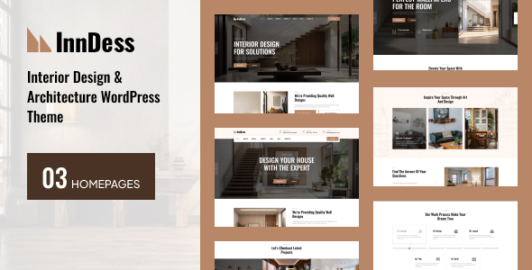 Inndess - Interior Design & Architecture Service WordPress Theme icon