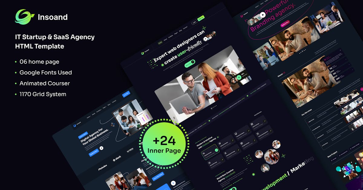 Insoand - IT Startup & SaaS Agency HTML5 Template. icon