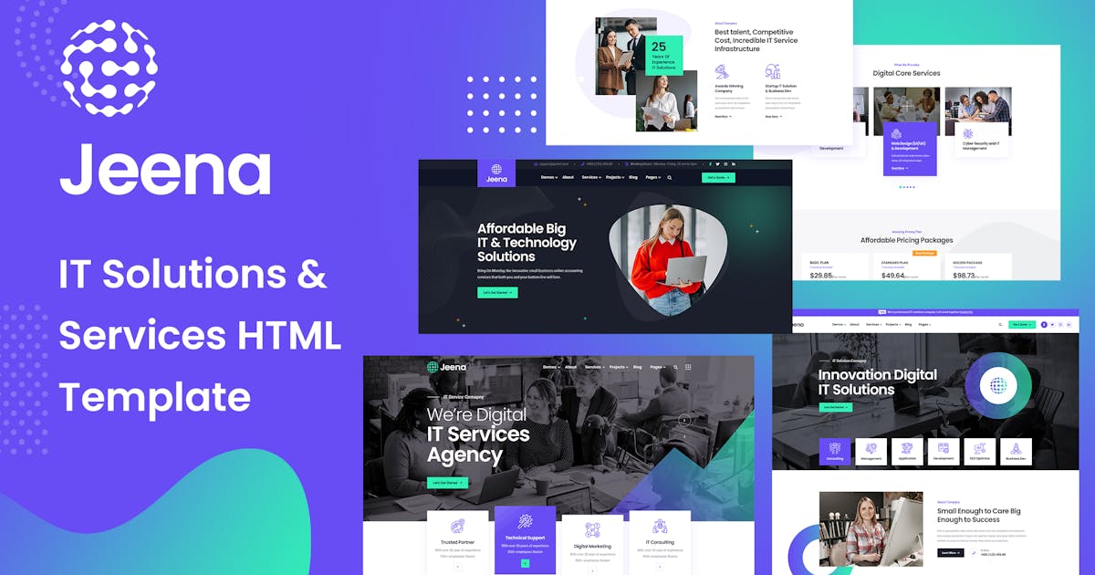 Jeena - Technology & IT Solutions HTML Template