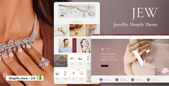 Jew - Modern Jewelry Store Shopify Theme icon
