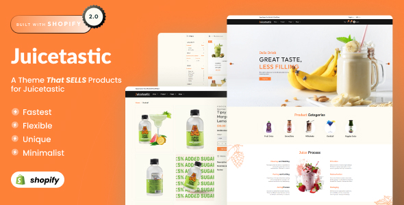 Juicetastic - Shopify 2.0 Energy Drink eCommerce Theme icon