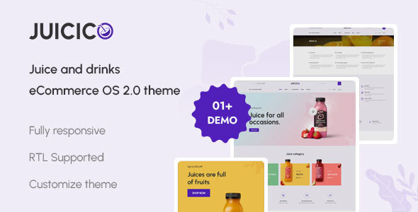 Juicico - The Juice & Drink Ecommerce Shopify Theme icon