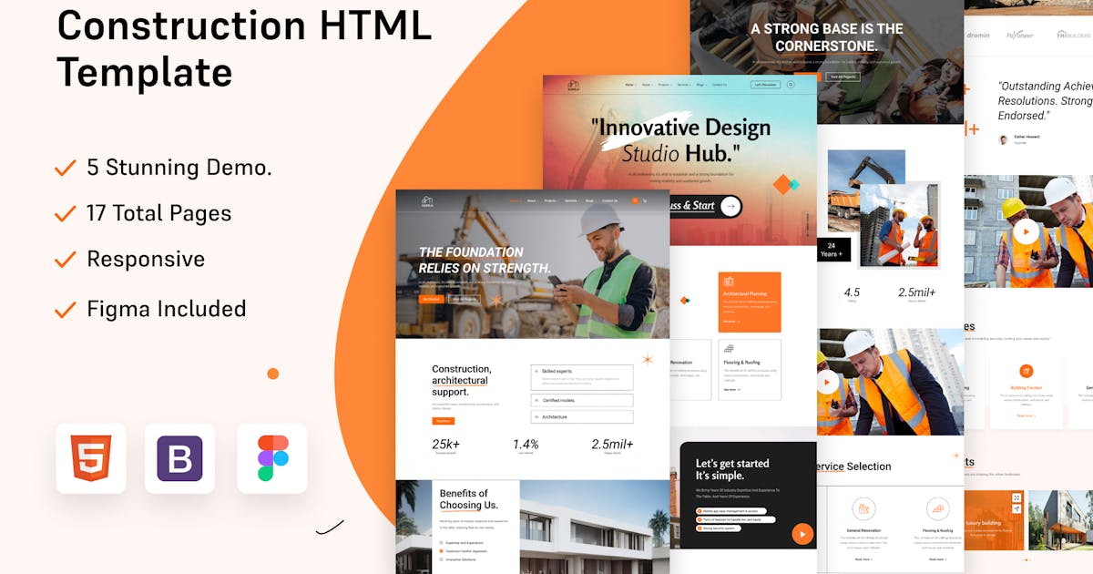Kamla - Construction HTML5 Template