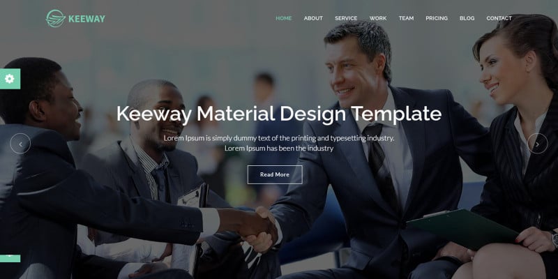Keeway - Material Design Agency Template by Themeplaza icon